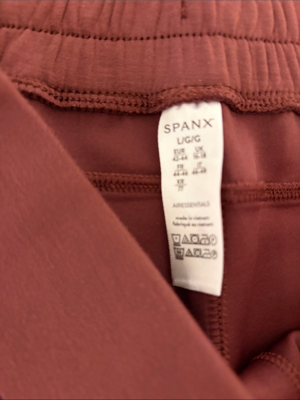 *NWT* SPANX Air Essentials Wide Leg Pant Spice large - Picture 5 of 8
